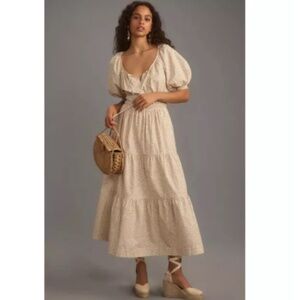 THE SOMERSET PUFF-SLEEVE MAXI DRESS NWOT